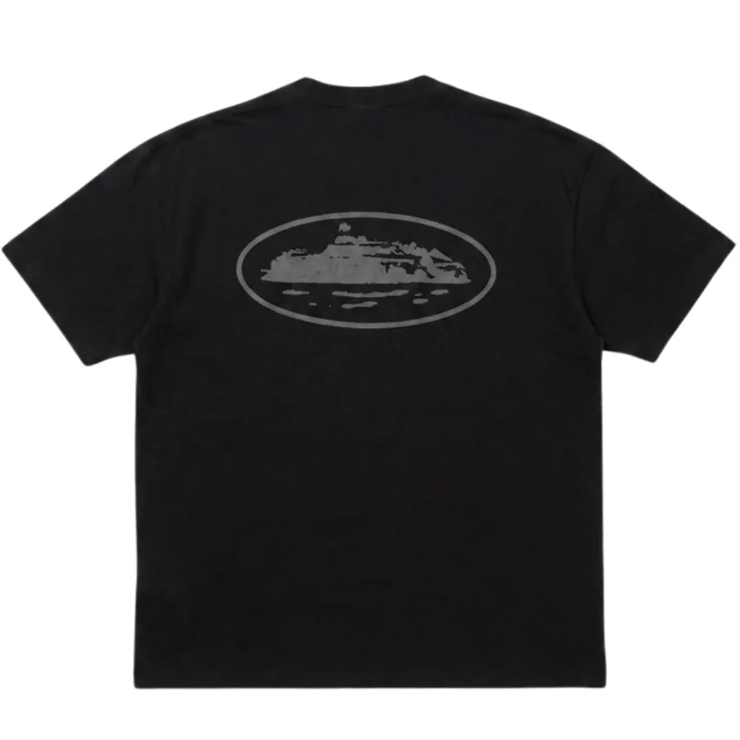 Corteiz OG Island Tee Reflective 'Black'