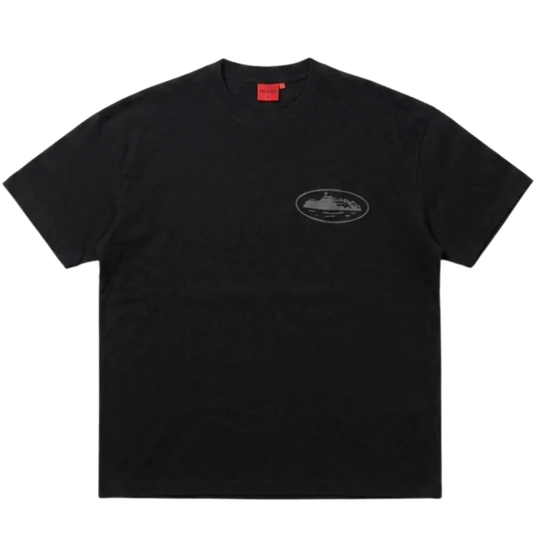 Corteiz OG Island Tee Reflective 'Black'