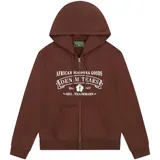 Denim Tears ADG Zip Hoodie 'Brown'