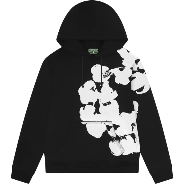 Denim Tears Big Cotton Wreath Sweatshirt 'Black'