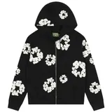 Denim Tears Cotton Wreath Zip Hoodie Black