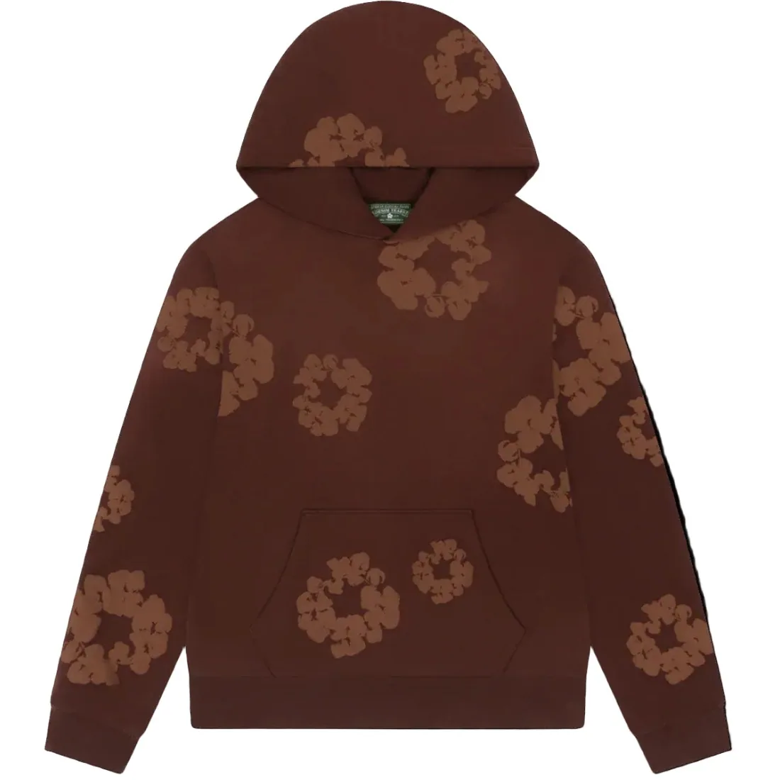 Denim Tears Mono Cotton Wreath Hoodie Brown