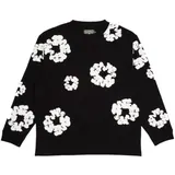 Denim Tears The Cotton Wreath Long Sleeve 'Black'