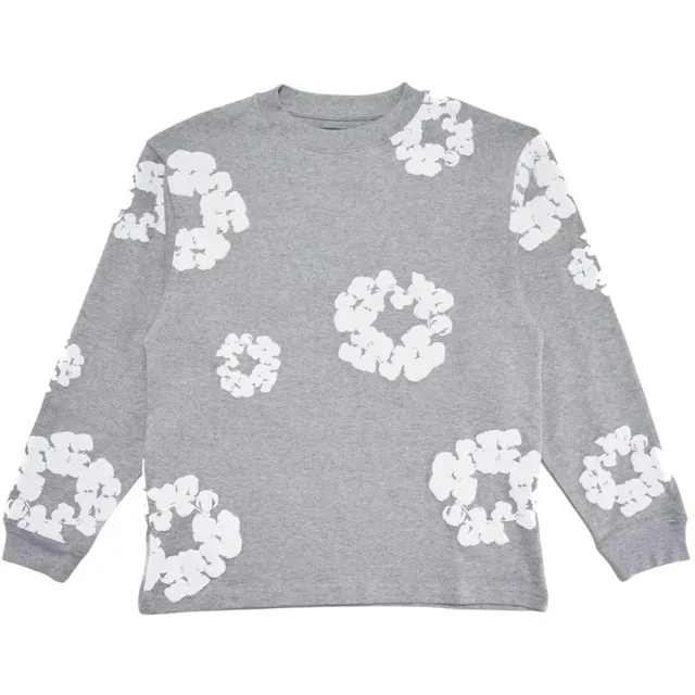 Denim Tears The Cotton Wreath Long Sleeve "Grey"