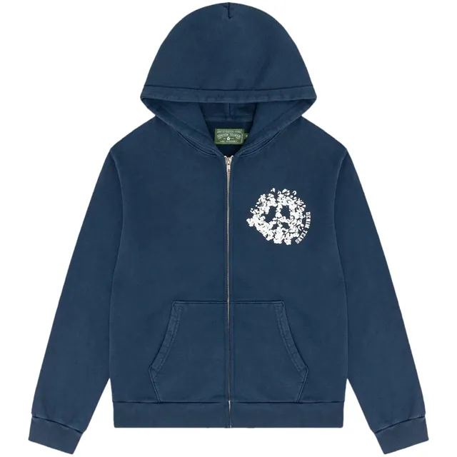 Denim Tears University Zip Hoodie 'Navy'