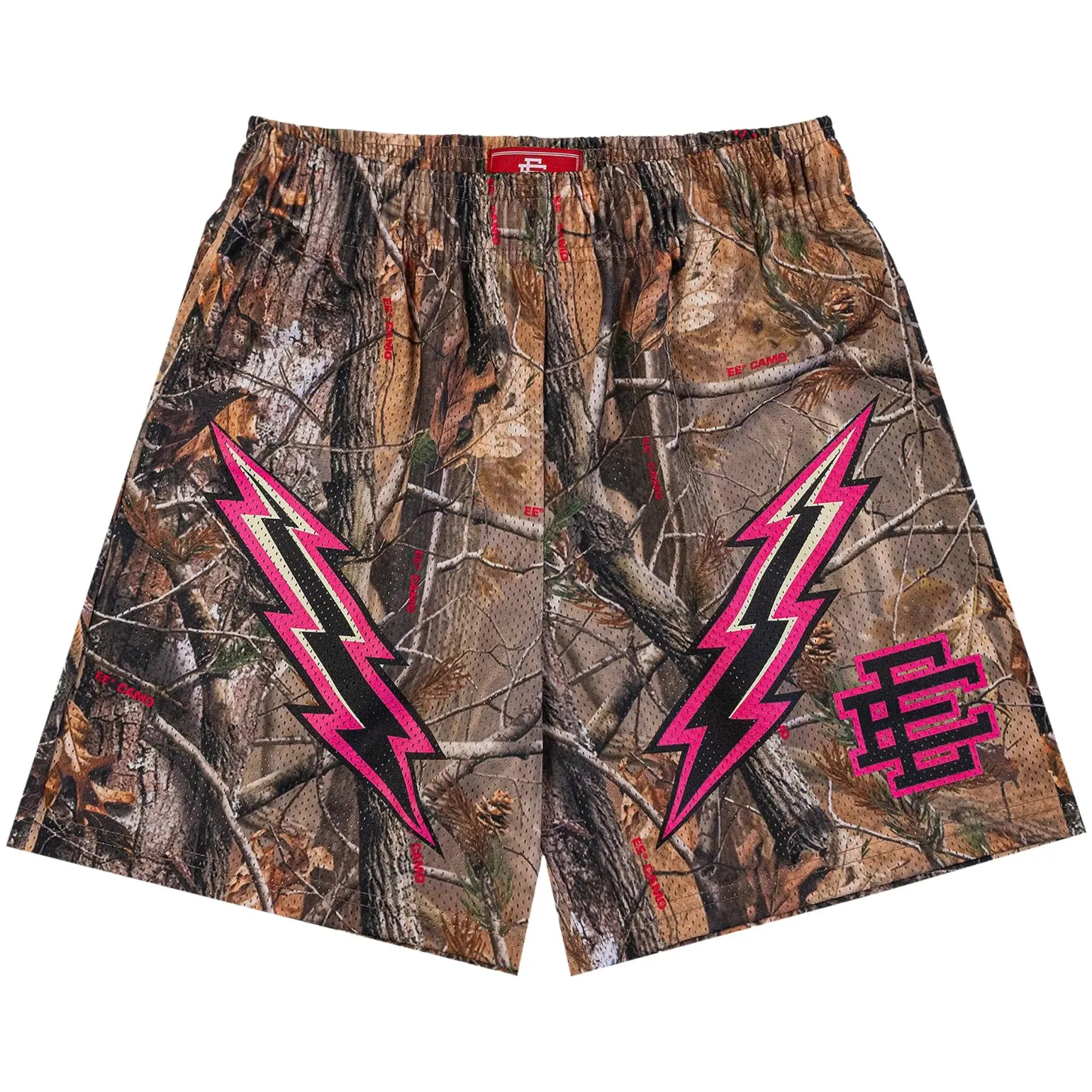 Eric Emanuel EE Basic/Core Short Tree Camo/Black/Pink Bolt