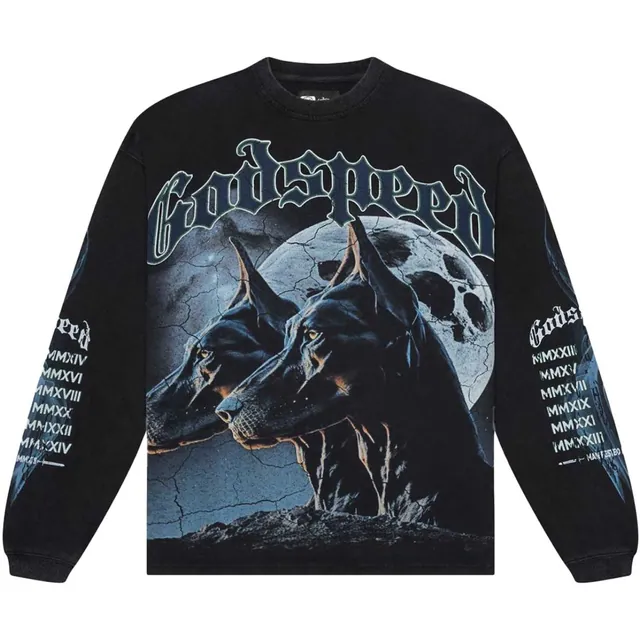 Godspeed F.T.D Long-Sleeve T-Shirt 'Black Wash'