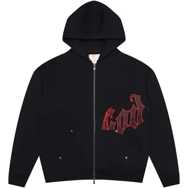 Godspeed OG Logo Hoodie V2 'Black/Red'