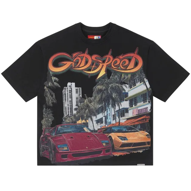 Godspeed South Beach Drive T-Shirt 'Black'