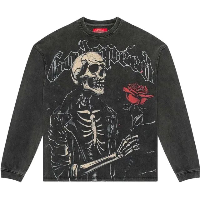 Godspeed Valentine L/S T-shirt Grey Wash