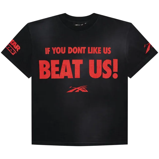 Hellstar Beat Us! T-Shirt 'Black/Red'