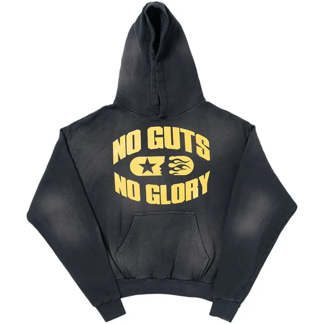 Hellstar No Guts No Glory Hoodie 'Washed Black'