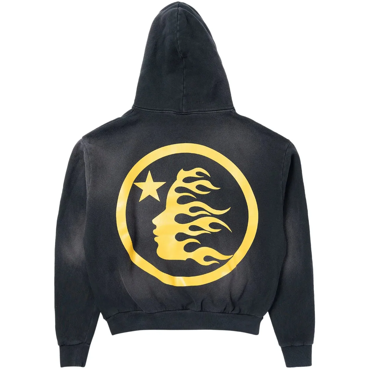 Hellstar No Guts No Glory Hoodie 'Washed Black'