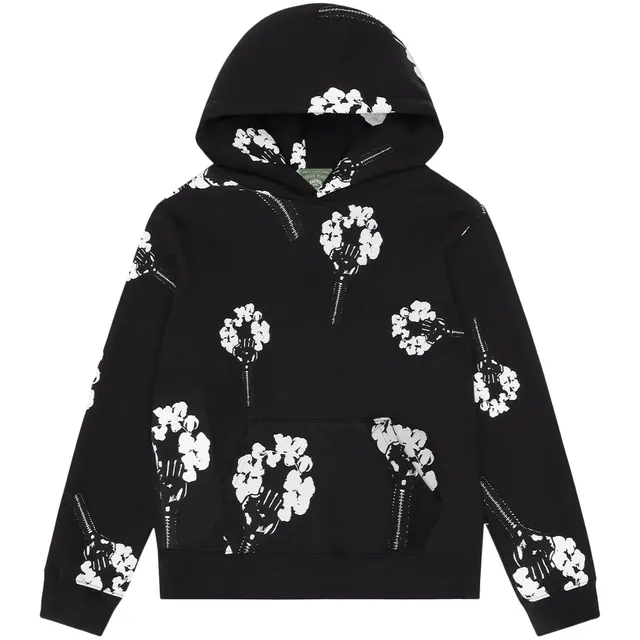 Hoodie Denim Tears x Hardies Tears Black