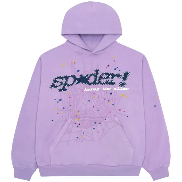 Sp5der Açaí Hoodie 'Purple'