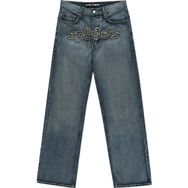 Sp5der Denim Work Pant 'Light Blue Wash'