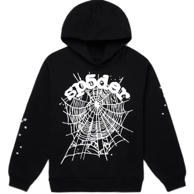 Sp5der OG Web Hoodie 'Black'