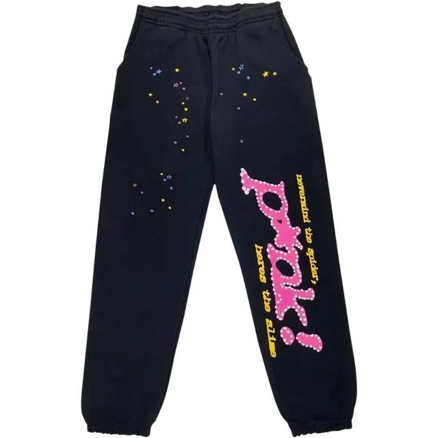 Sp5der P*nk Sweatpants 'Black'