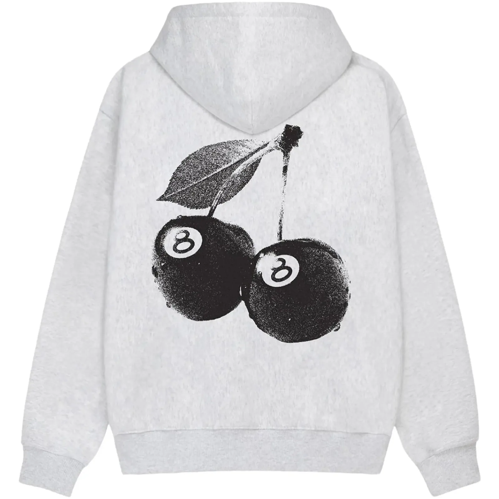 Stussy Cherries Hoodie 'Ash Heather'