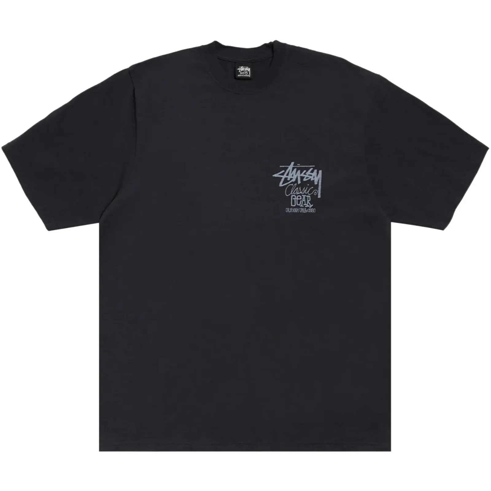 Stussy Classic Gear Tee Pigment Dyed 'Black'