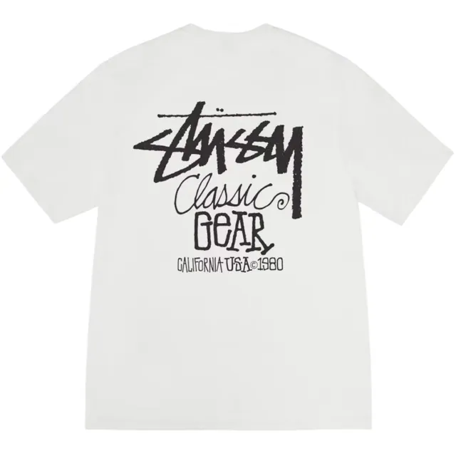 Stussy Classic Gear Tee Pigment Dyed 'Natural'