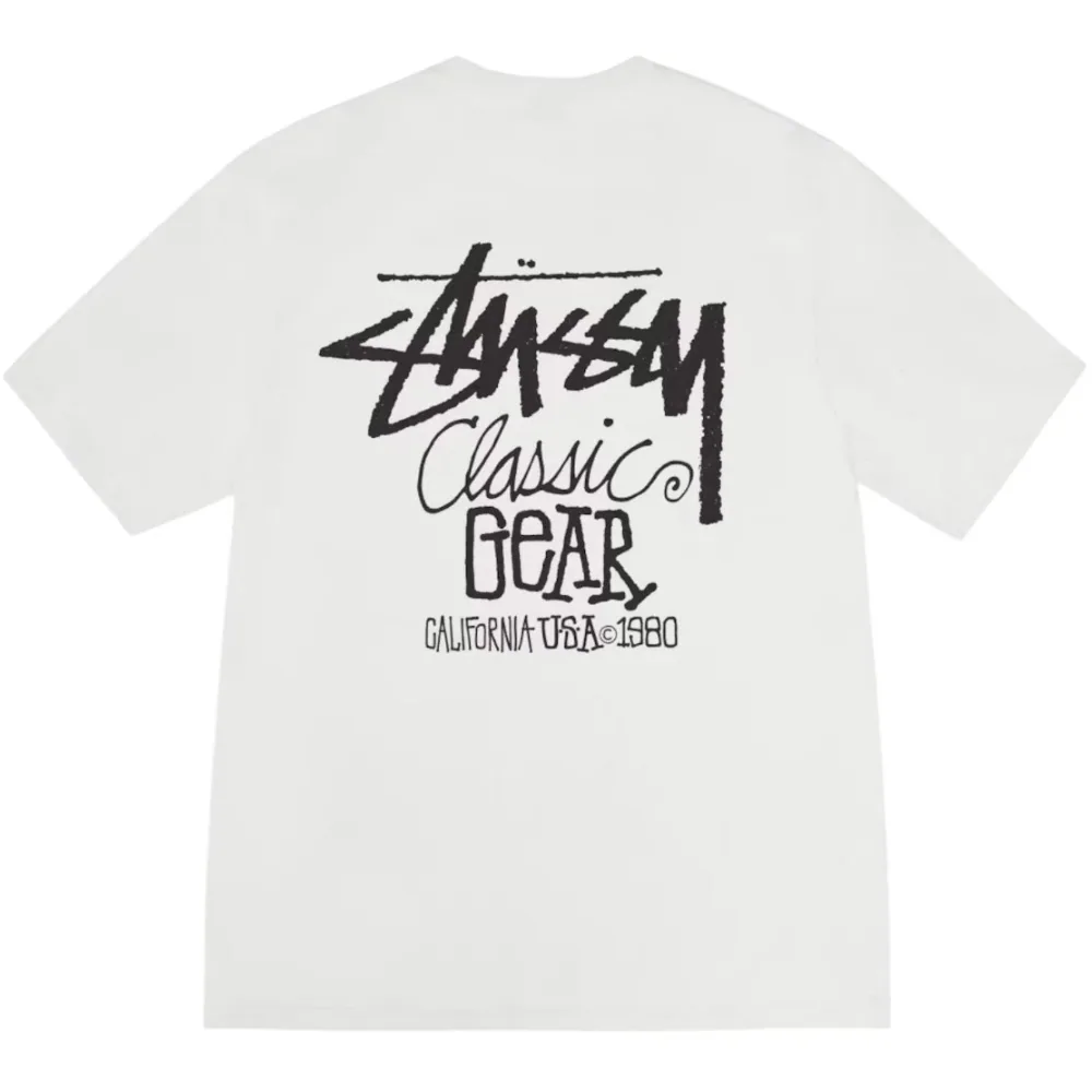 Stussy Classic Gear Tee Pigment Dyed 'Natural'