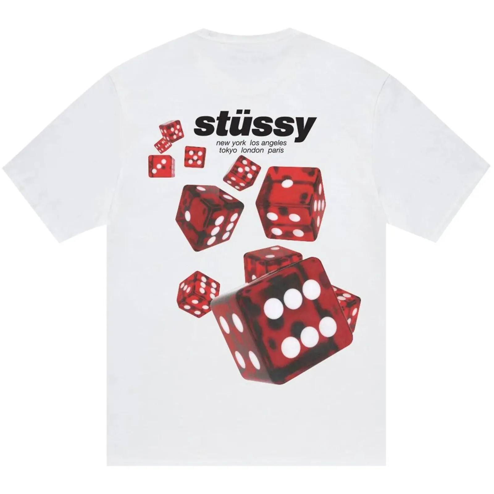 Stussy Rollers Tee 'White'