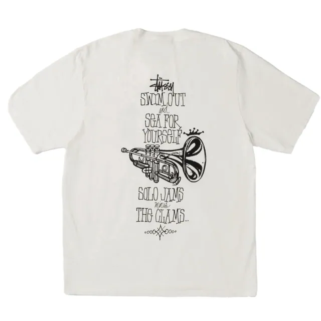Stussy Swim Out Pigment Dyed Tee 'Natural'