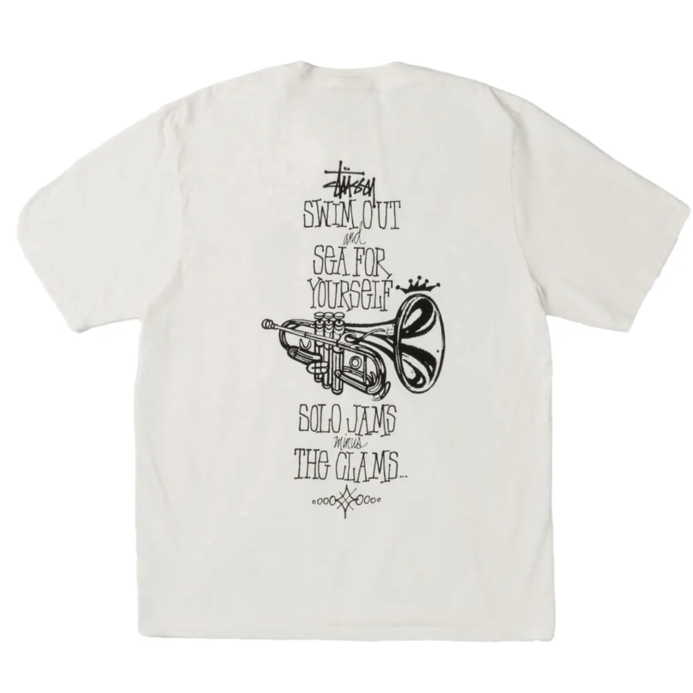 Stussy Swim Out Pigment Dyed Tee 'Natural'