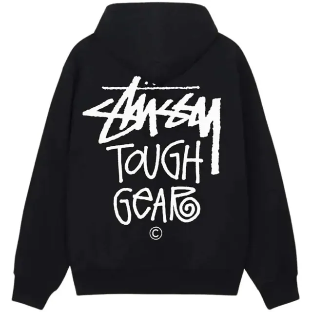 Stussy Tough Gear Hoodie 'Black'
