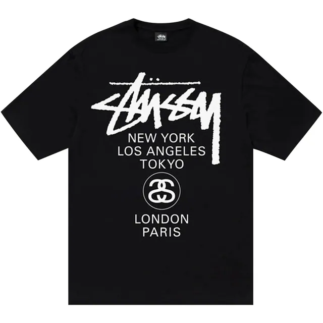 Stussy World Tour Tee 'Black'
