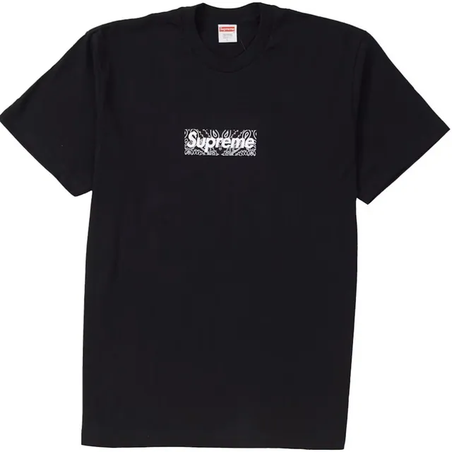 Supreme Bandana Box Logo Tee Black