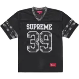 Supreme Bandana Football Jersey Black SS25
