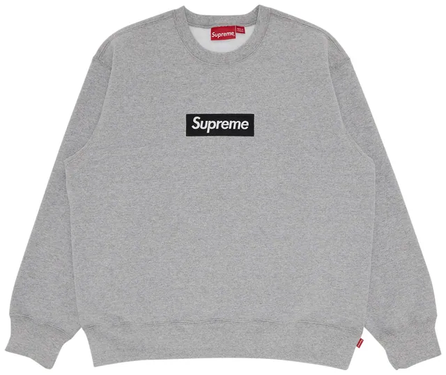 Supreme Box Logo Crewneck 'Heather Grey'