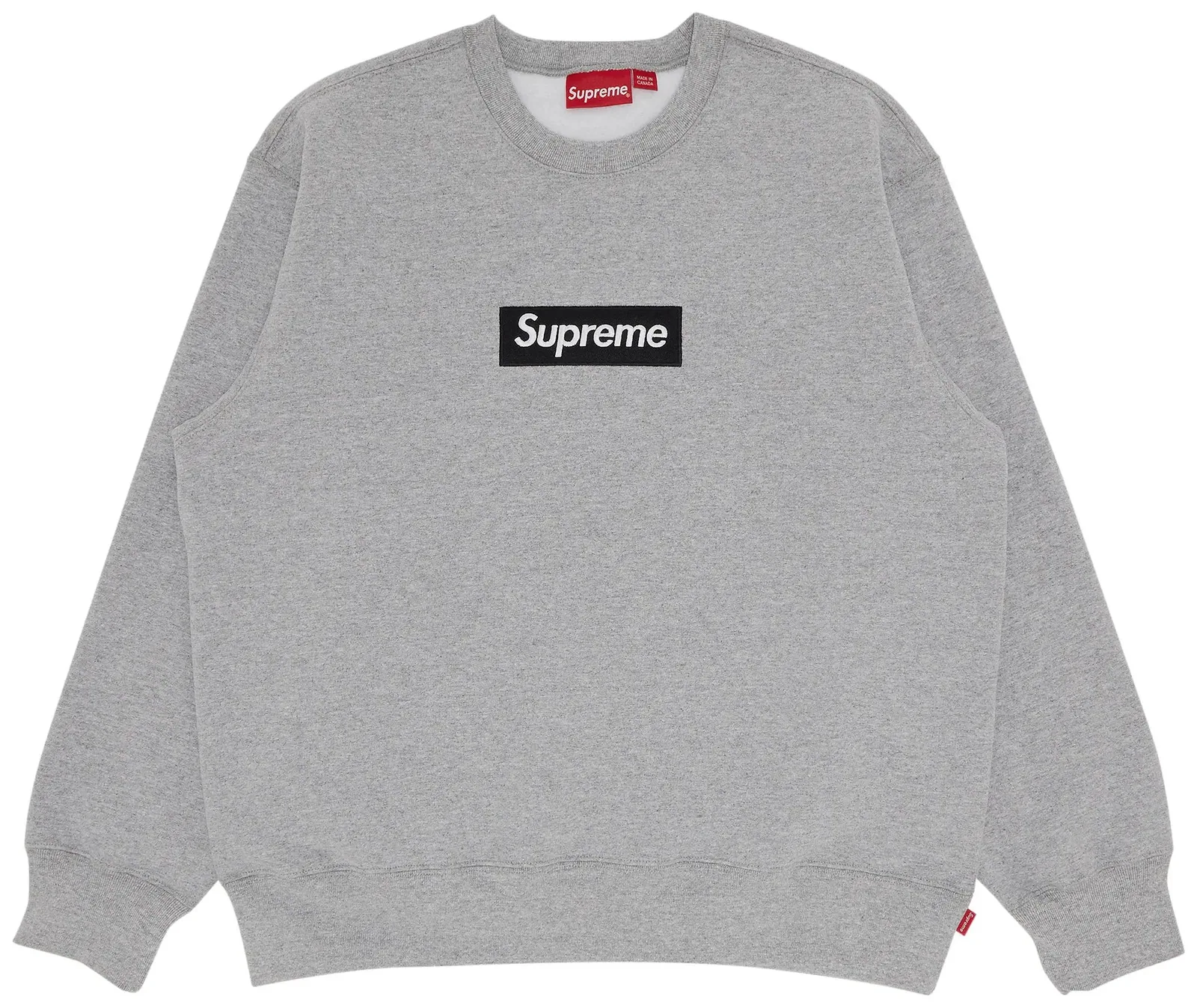 Supreme Box Logo Crewneck 'Heather Grey'