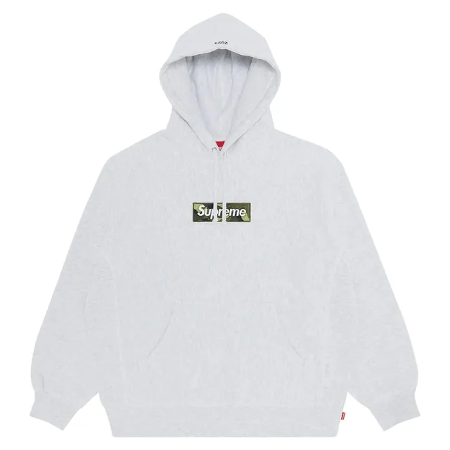 Supreme Box Logo Hooded Sweatshirt 'Ash Grey'