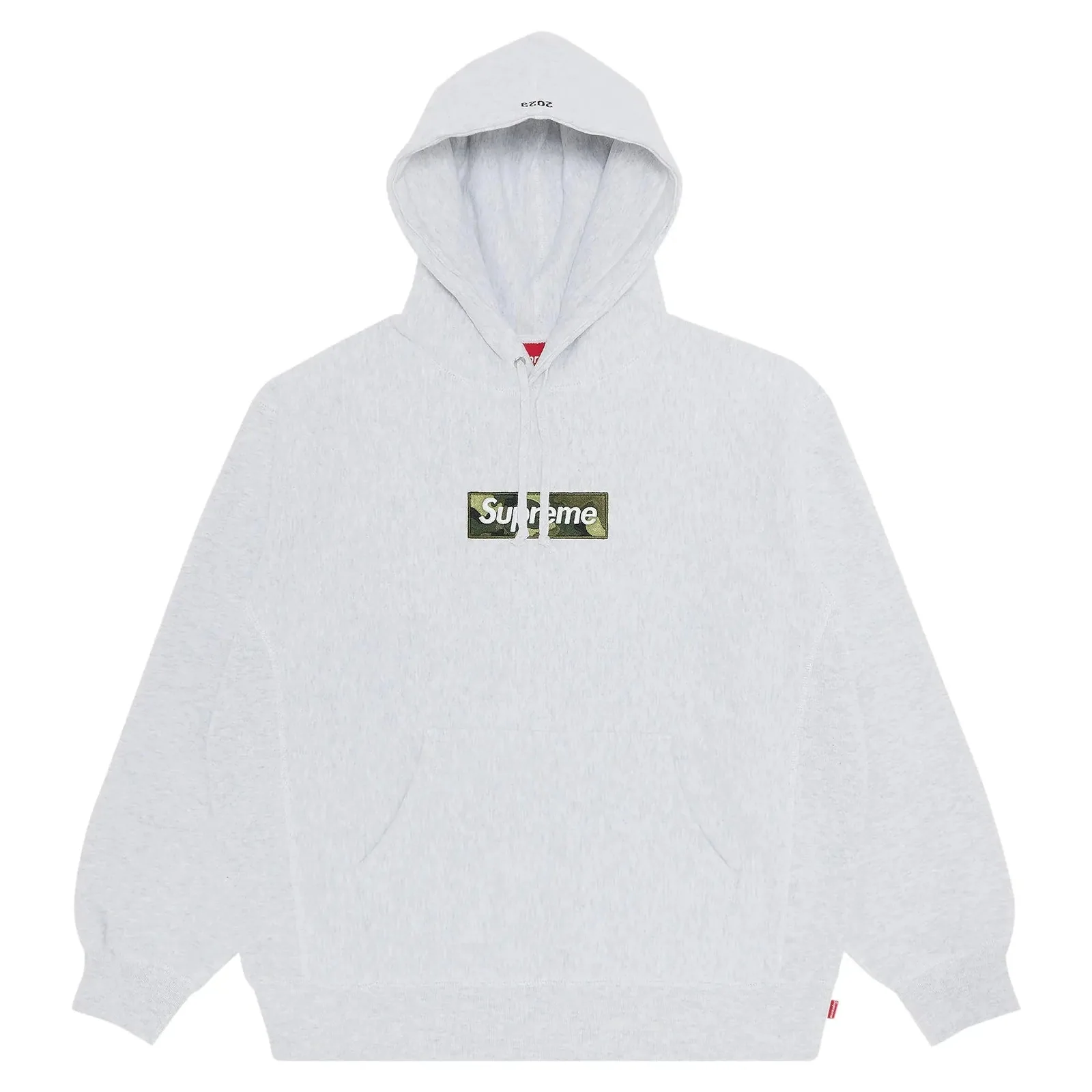 Supreme Box Logo Hooded Sweatshirt 'Ash Grey'
