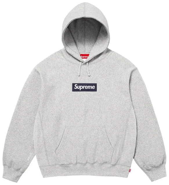 Supreme Box Logo Hooded Sweatshirt 'Heather Grey'