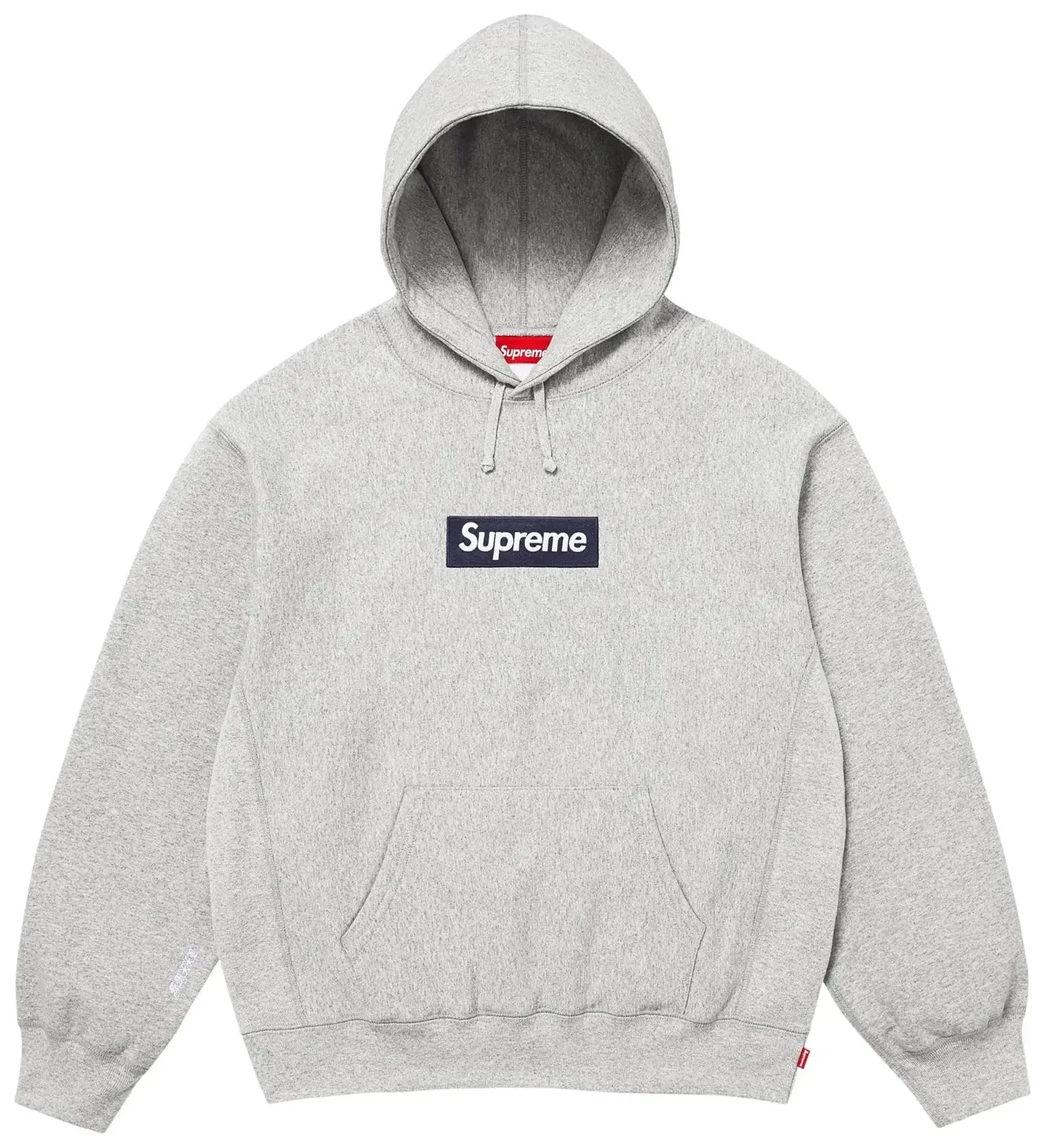 Supreme Box Logo Hooded Sweatshirt 'Heather Grey'