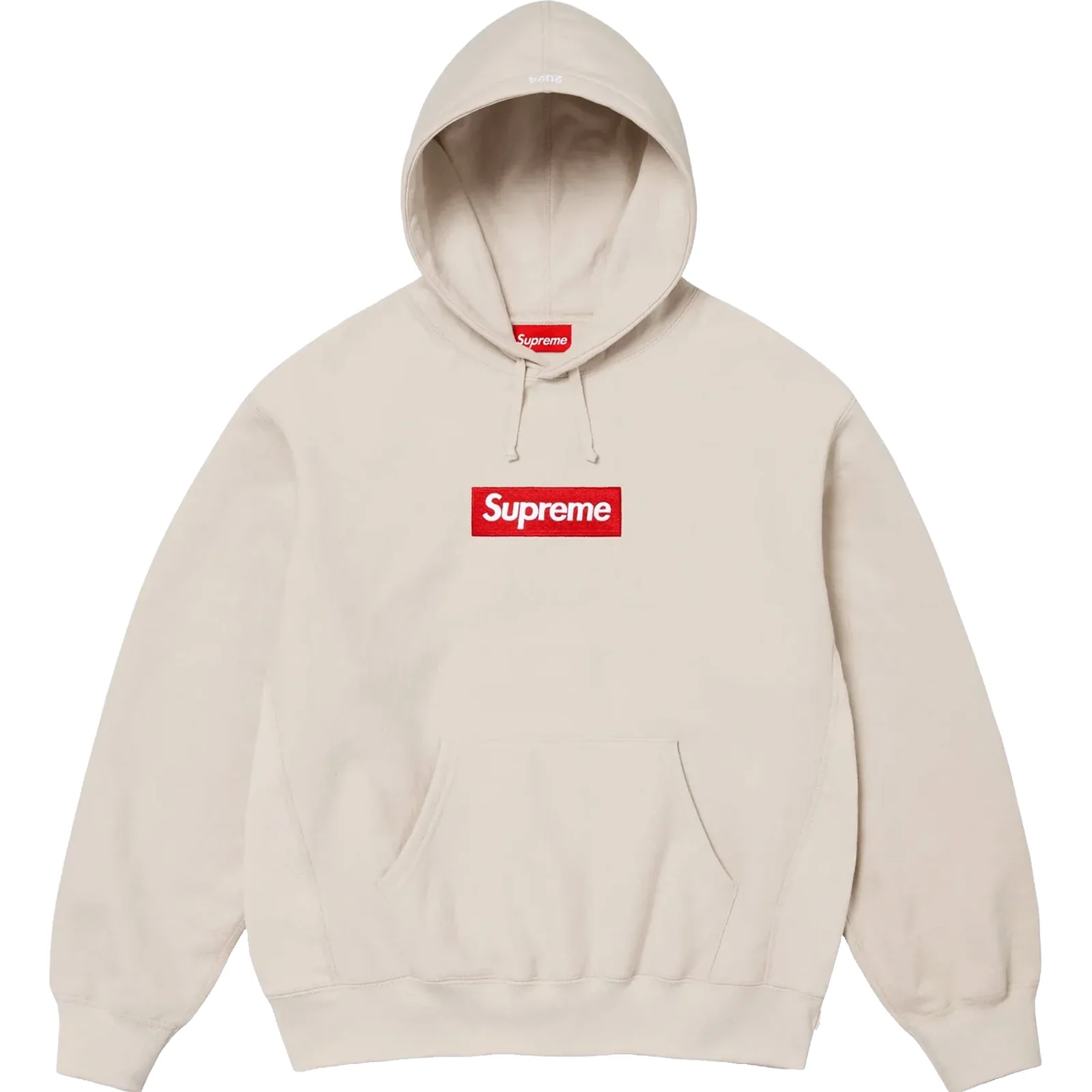 Supreme Box Logo Hooded Sweatshirt 'Stone'