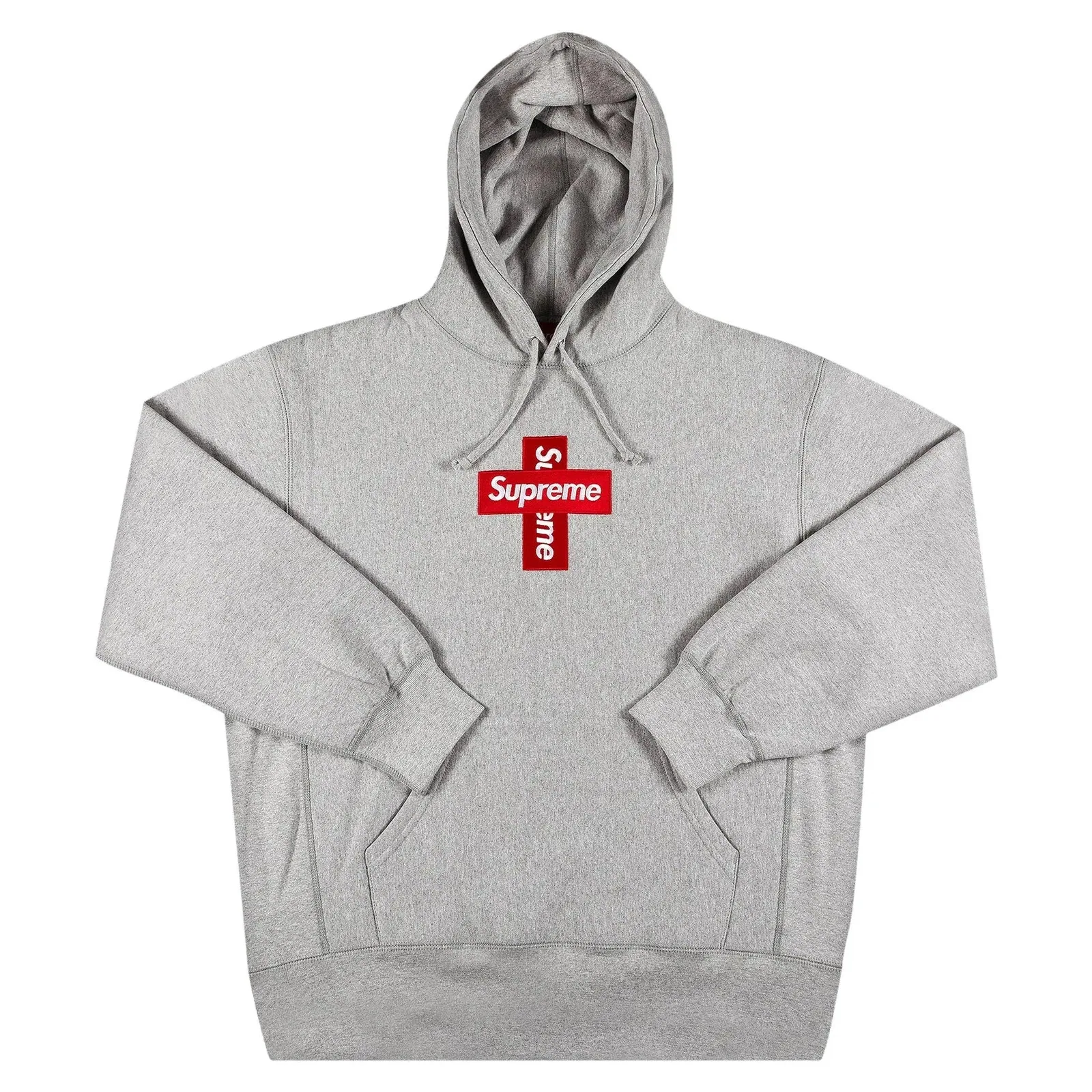 Supreme Cross Box Logo Hooded Sweatshirt