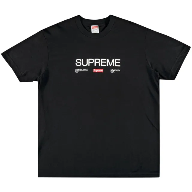 Supreme Est. 1994 Tee 'Black'