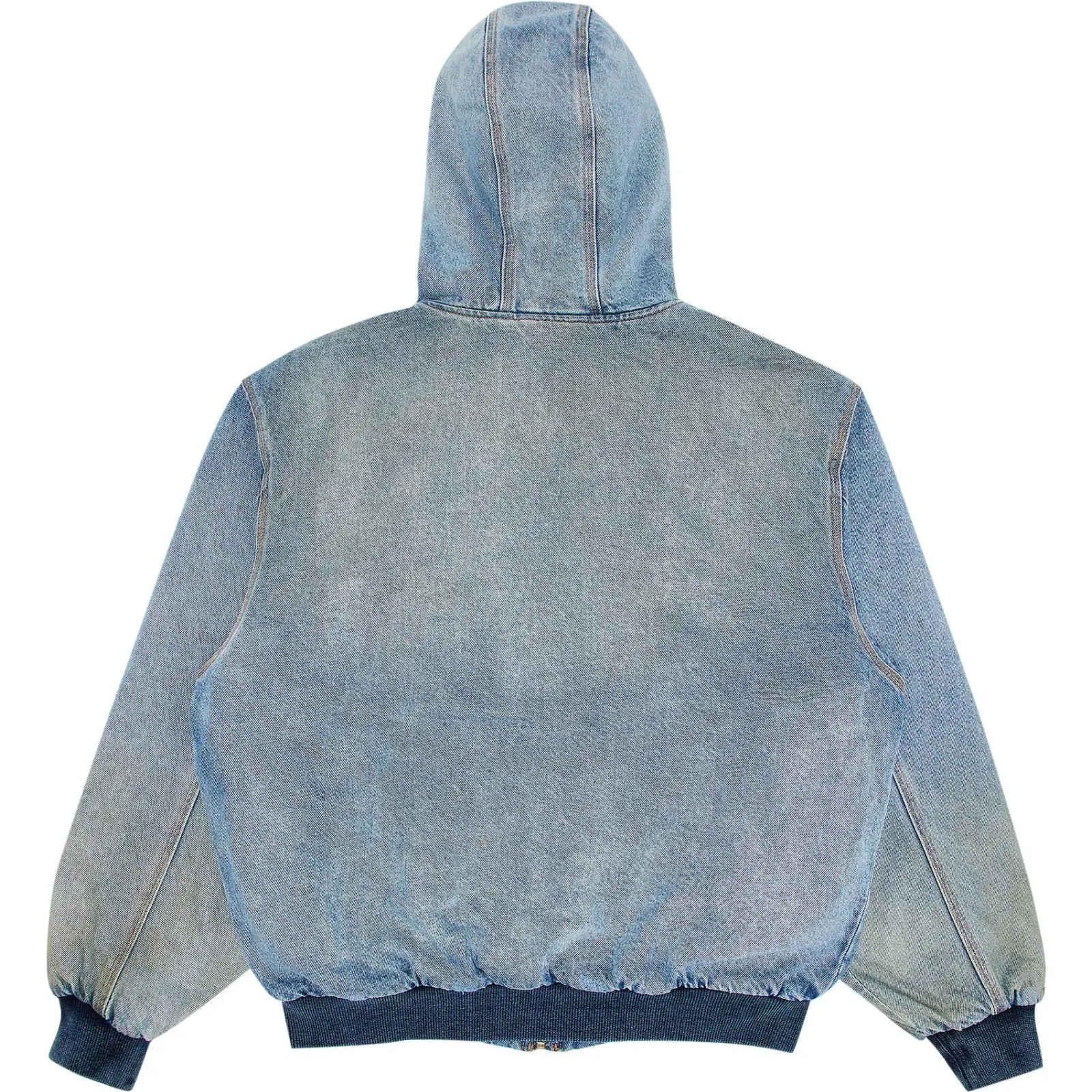 Supreme Reflective Arc Hooded Work Jacket 'Denim'