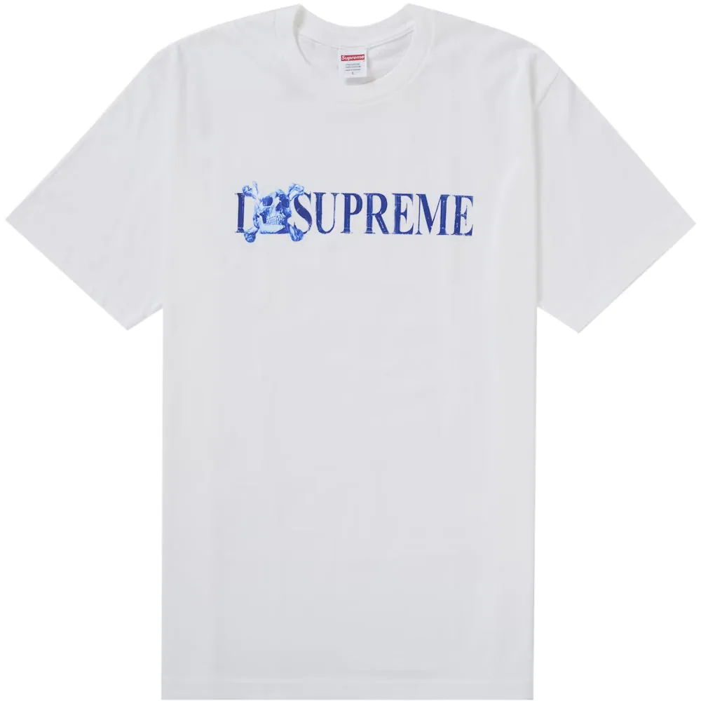 Supreme Skull Tee White