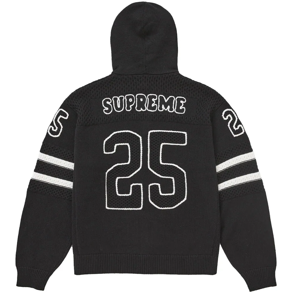 Supreme Sport Zip Up Hooded Sweater 'Black'