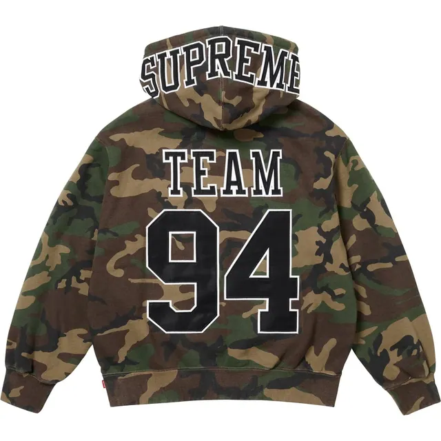 Supreme Team 94 Hooded Sweatshirt 'Woodland Camo'