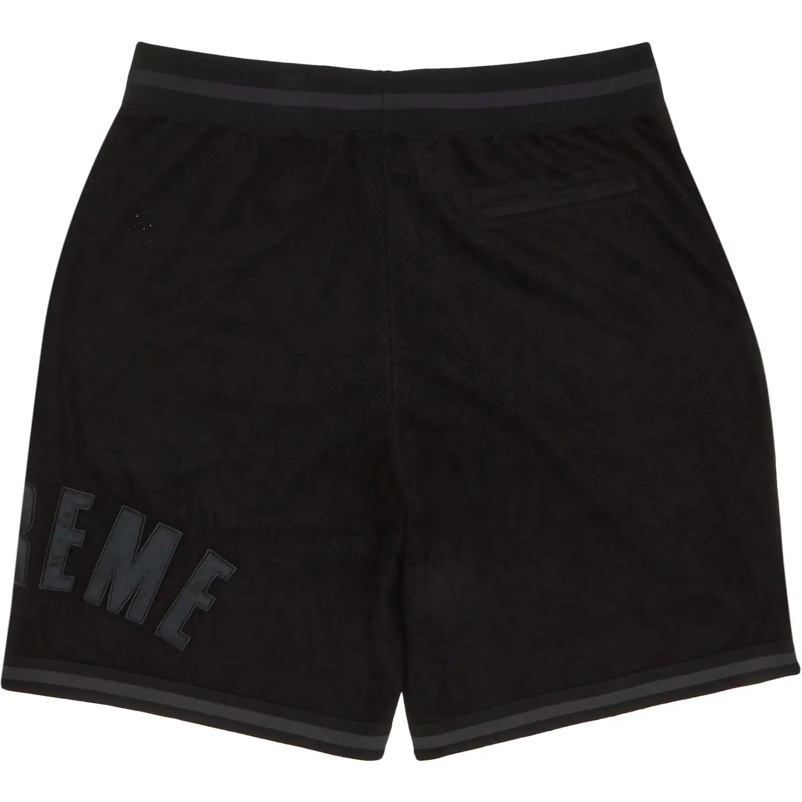 Supreme Ultrasuede Mesh Short 'Black'