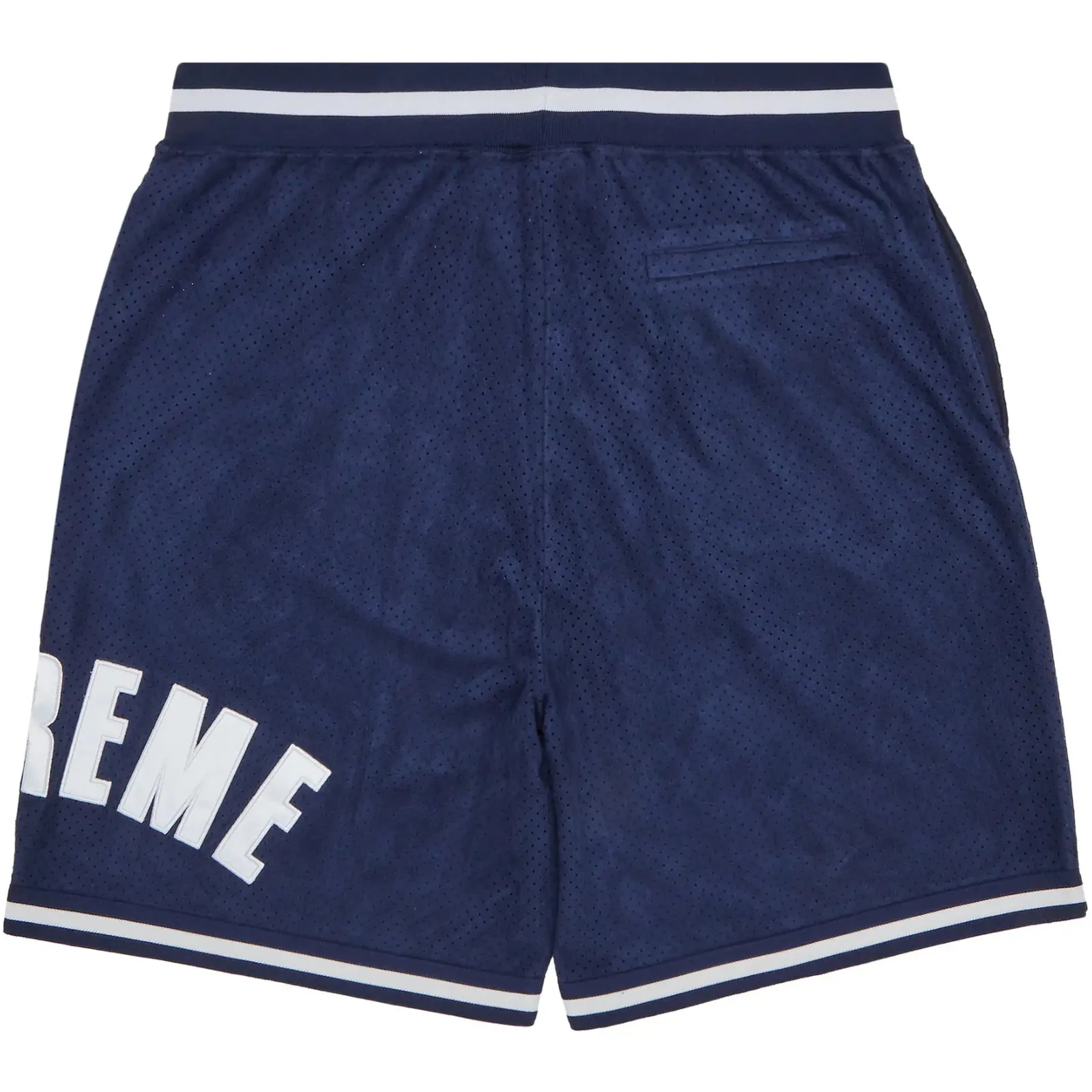 Supreme Ultrasuede Mesh Short 'Navy'