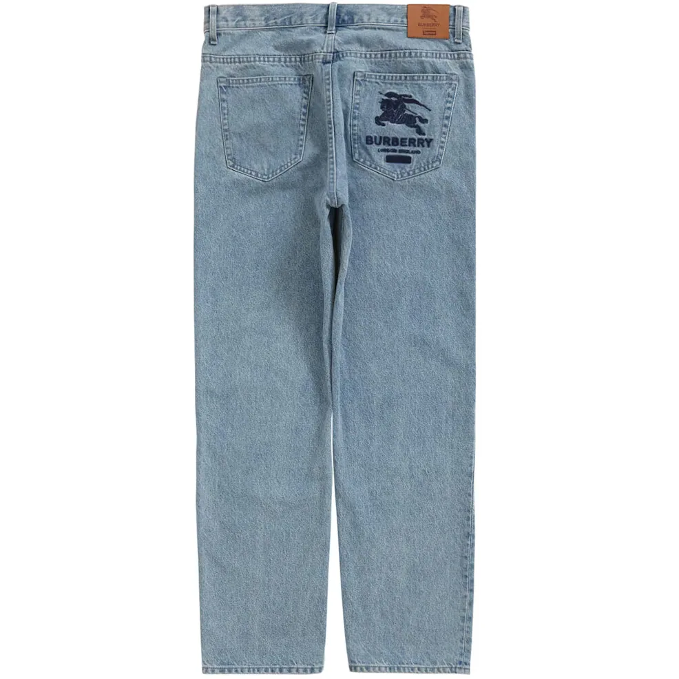 Supreme x Burberry Regular Jean 'Washed Blue'