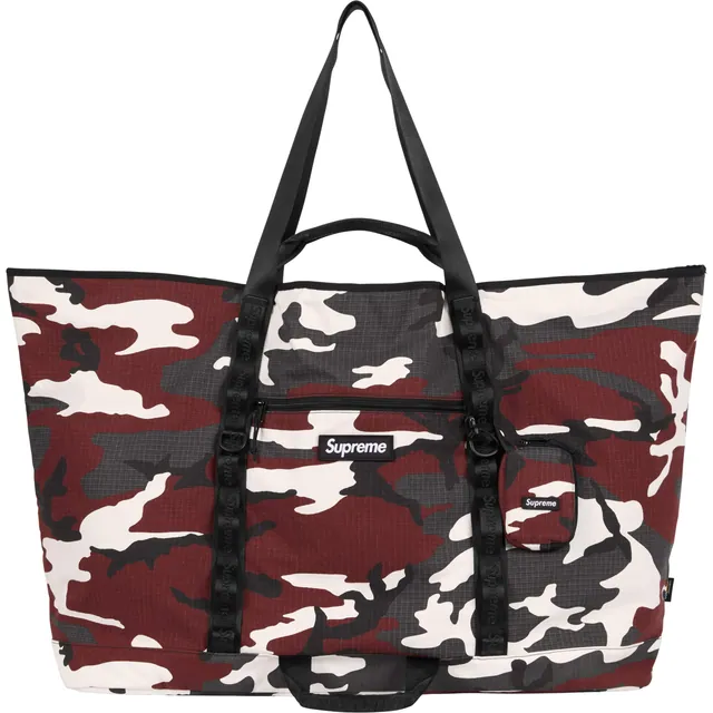 Supreme X-Large Tote Bag + Utility Pouch Camo SS26